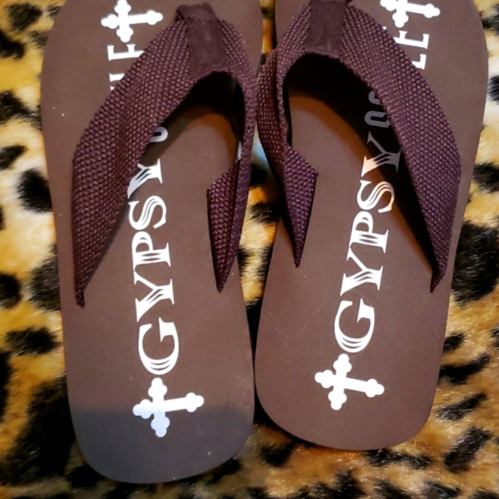 Gypsy soule flip flops sz9